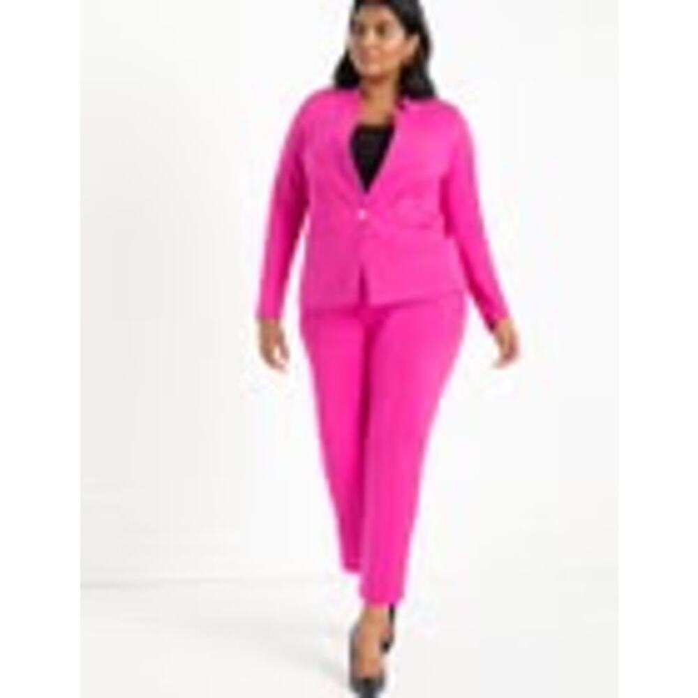 Eloquii Ultimate Stretch Pink Suit Set - Blazer 18W / Pants 20S